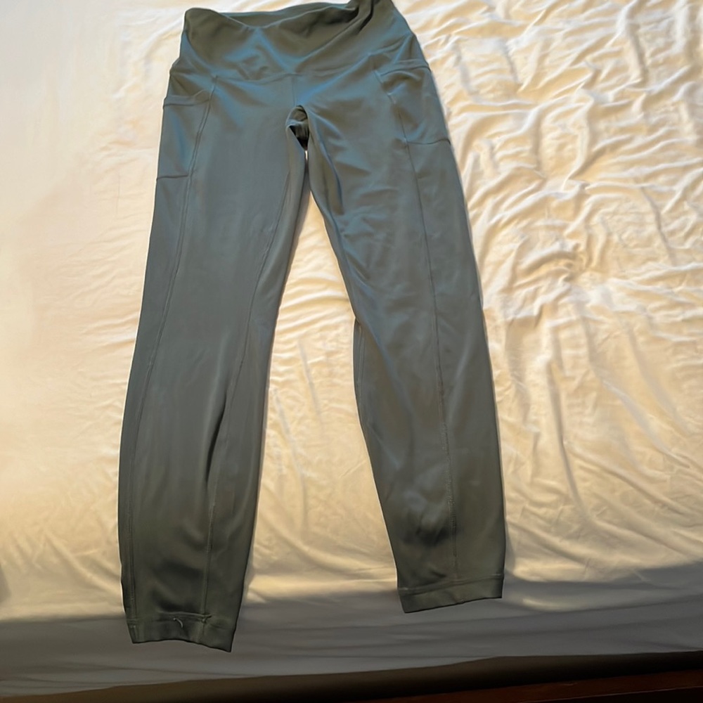 Leggings in XS green gray color